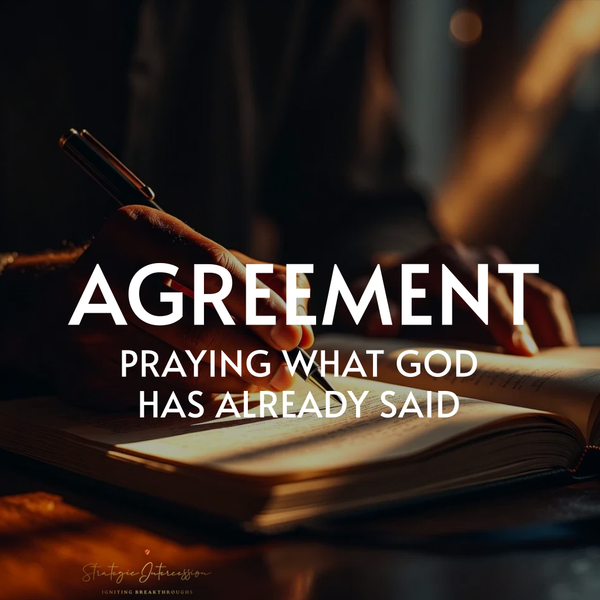 Blog 5 - Agreement: Praying What God Has Already Said