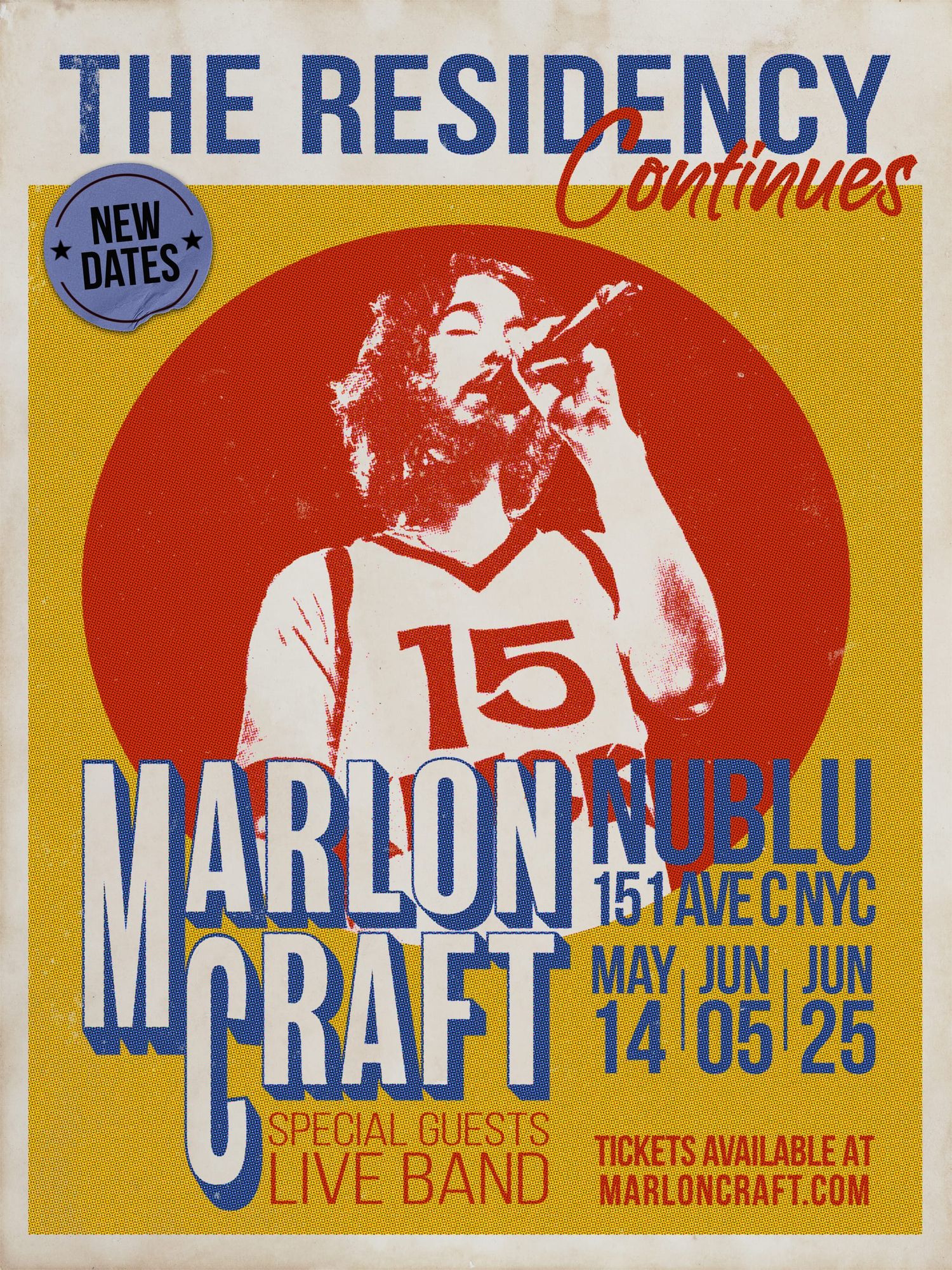 Marlon Craft Live at NUBLU NYC WEDNESDAY 5/14, 7pm