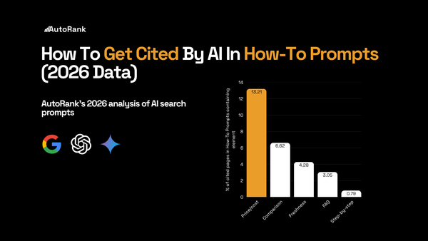 How to Get Cited by AI in How-To Prompts (2026 Data)