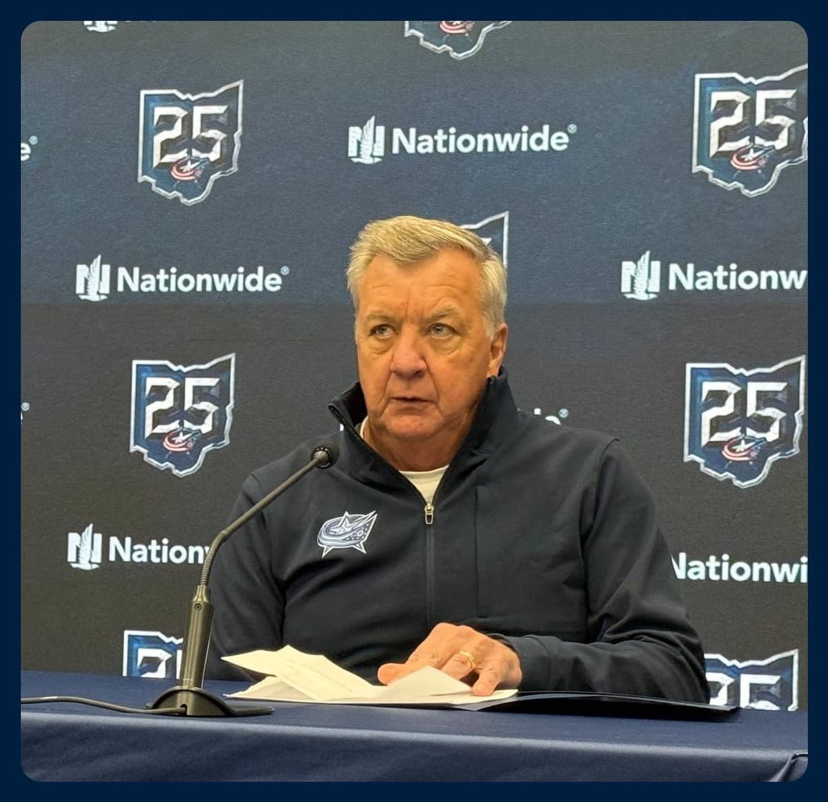 A pre-draft Q&A with Columbus Blue Jackets GM Don Waddell, hours before he acquired Valeri Nichushkin from Colorado