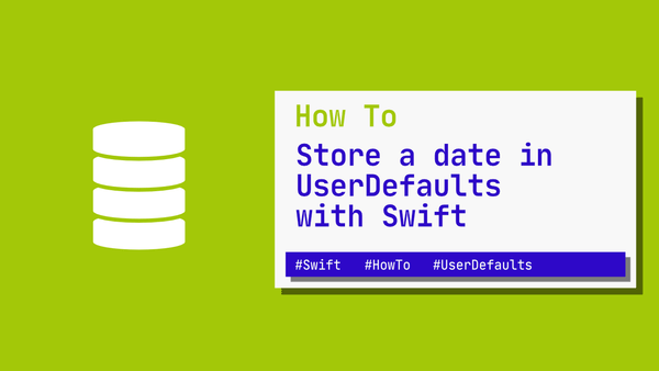 How to store a date in UserDefaults with Swift