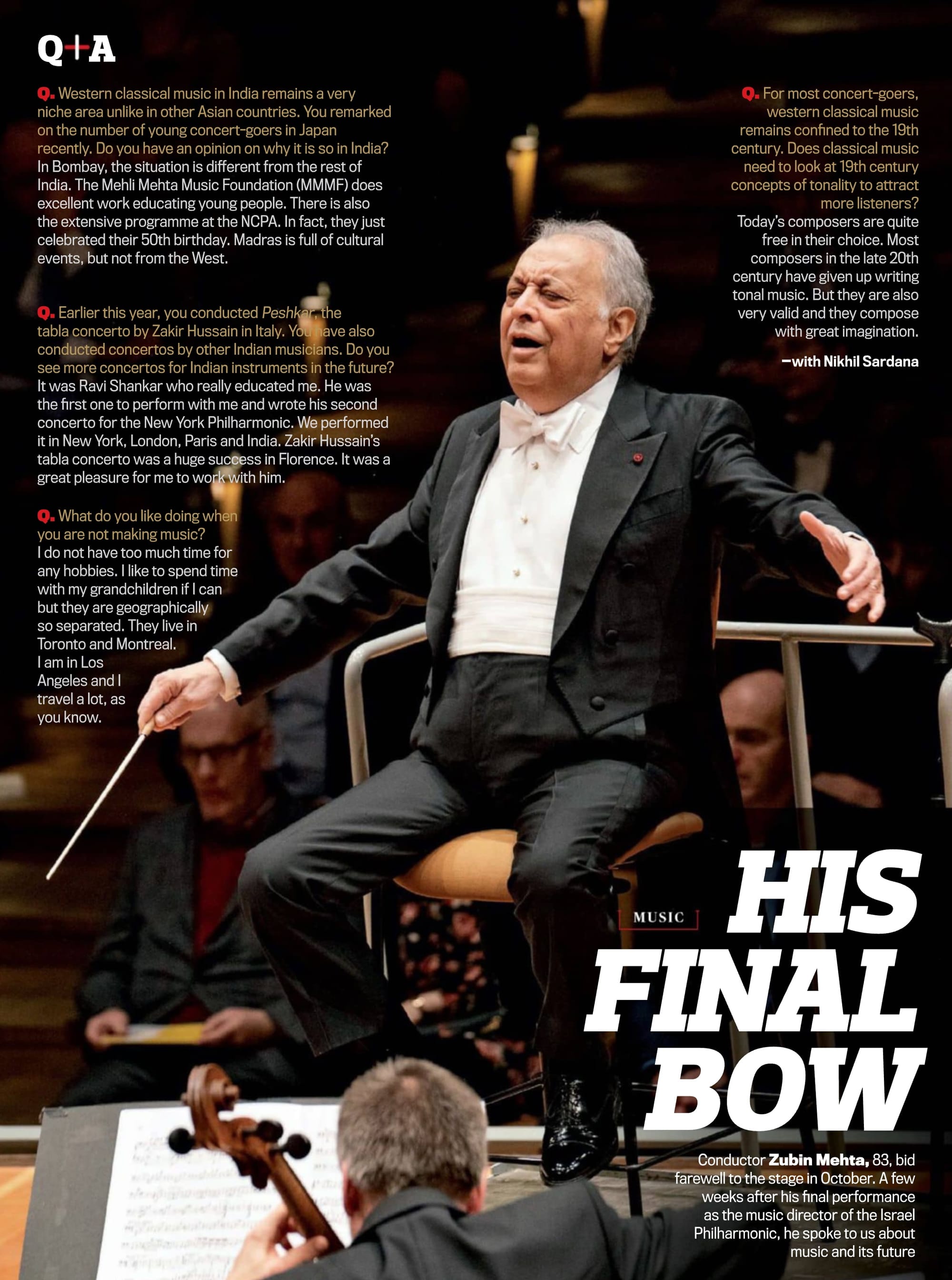 India Today Interview with Zubin Mehta
