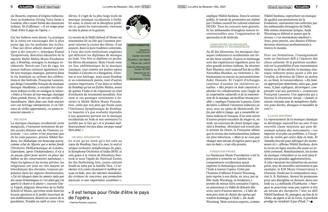 La Lettre du Musicien interview page 2