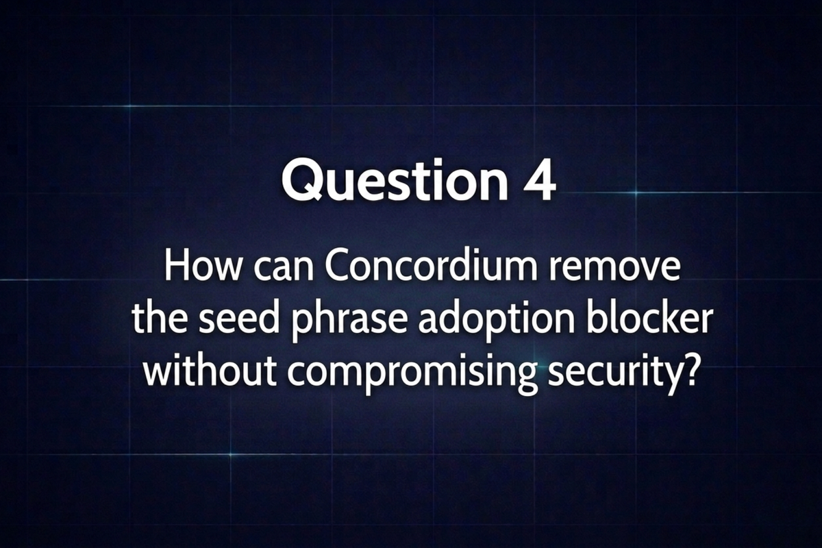 The Seed Phrase Is Not the Problem. The Spectrum Is.