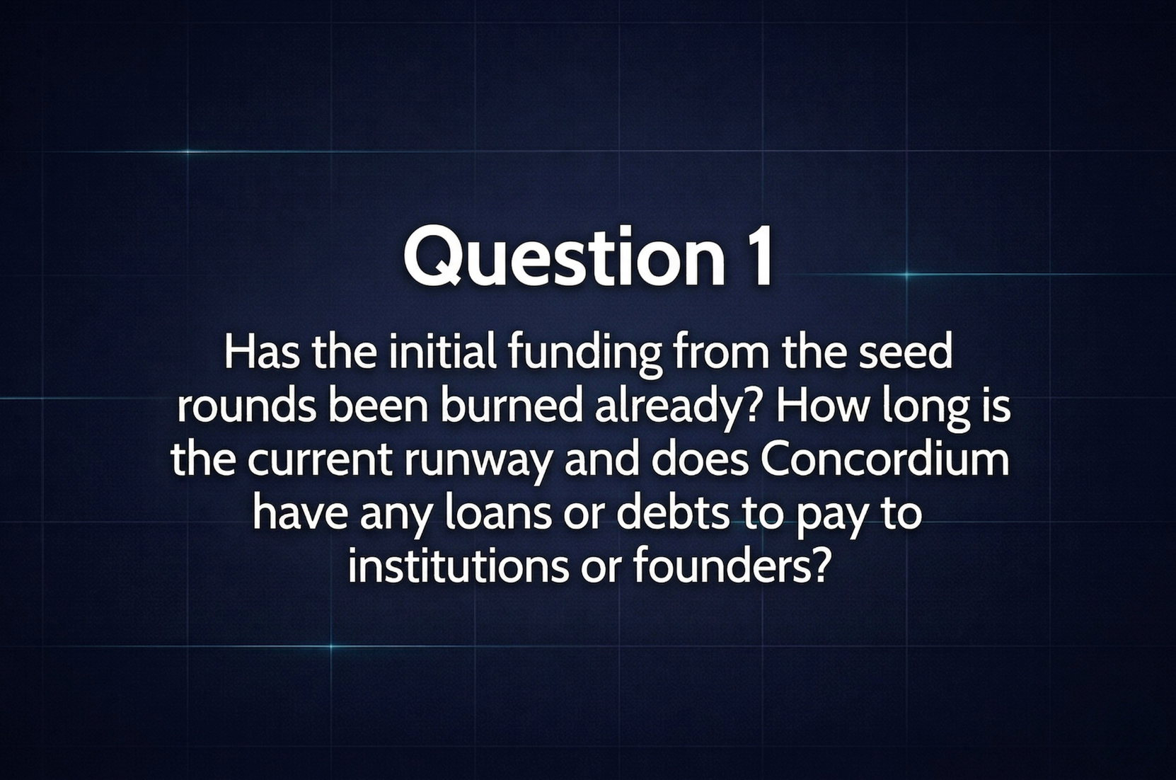 Open Floor: Seed Round Funding, Runway & Debt