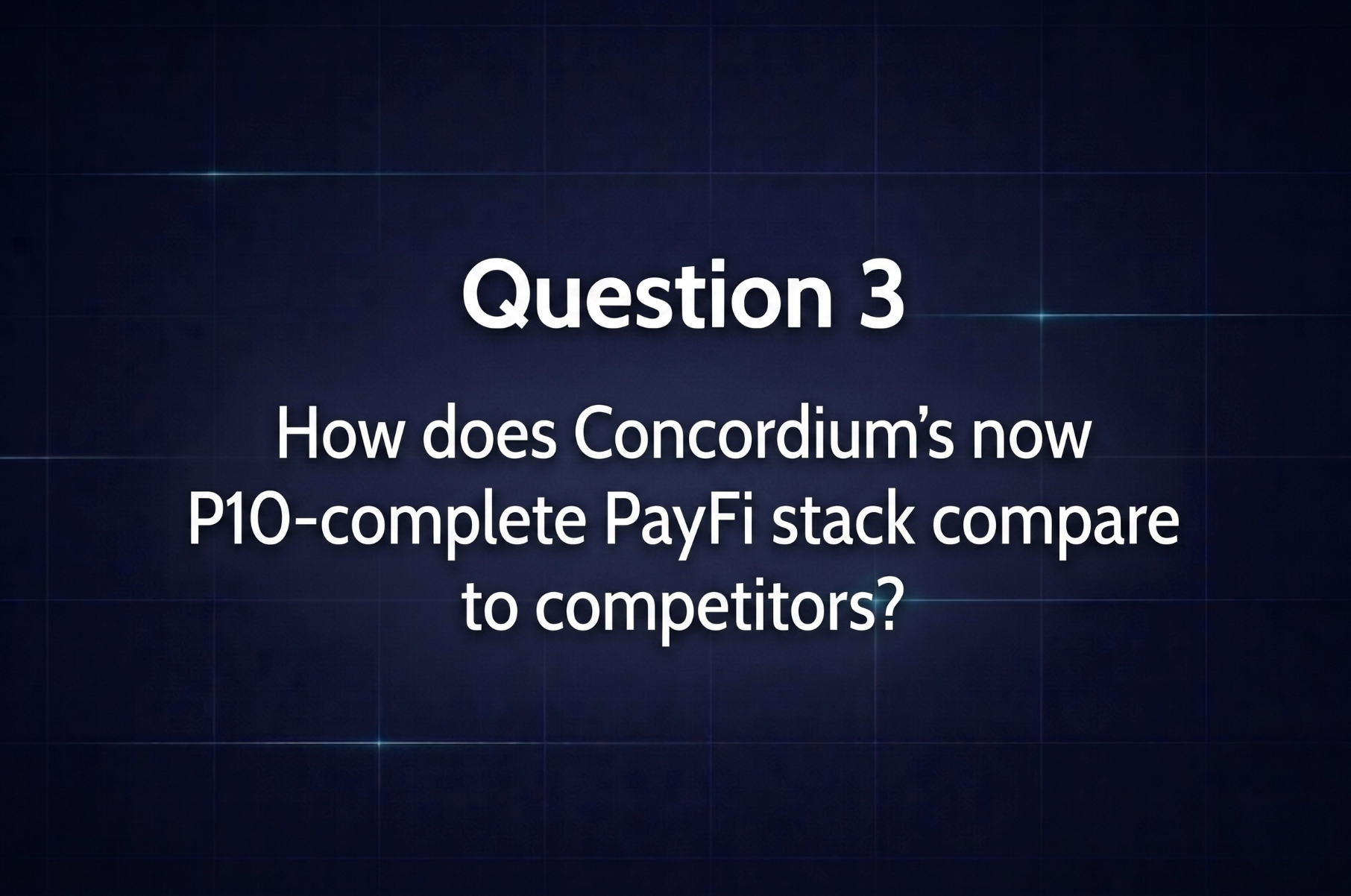 The Question Everyone Asks Wrong: How Does Concordium's PayFi Stack Compare?