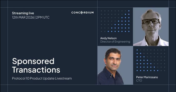 Sponsored Transactions, Protocol 10 Product Update Livesstream