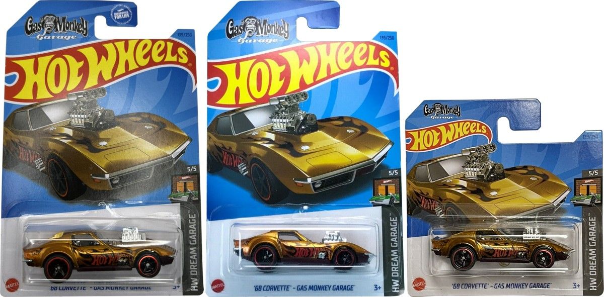 68 Corvette – Gas Monkey Garage - Super T-Hunt - US, Int. & Short Card