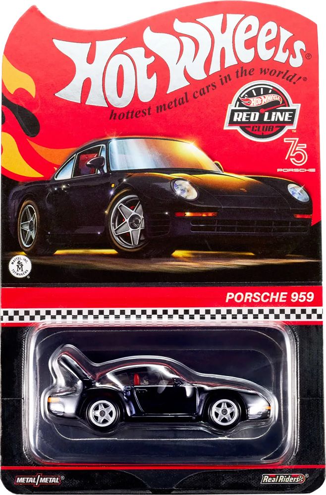 ホットウィール　RLC　レッドラインクラブ　ポルシェ９５９　黒 1986 Porsche 959 (Black) - Red Line Club