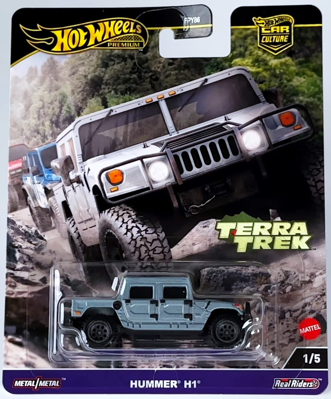 1/6スケールのメタルバウンドカーとハンニバルのマスクタイプのホットトイズ Hot Wheels 2024 Car Culture: Terra Trek