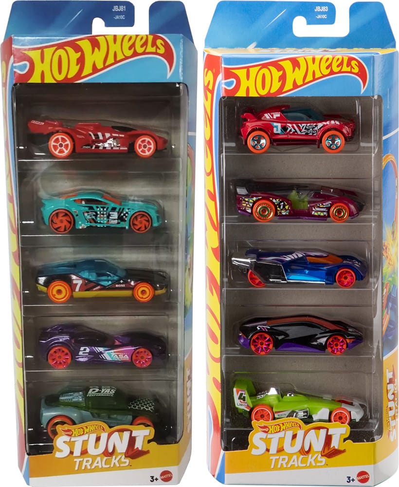 【未開封】Hot Wheels streettuners 5種セット Hot Wheels 2025 Stunt Tracks 5-Pack (x2)