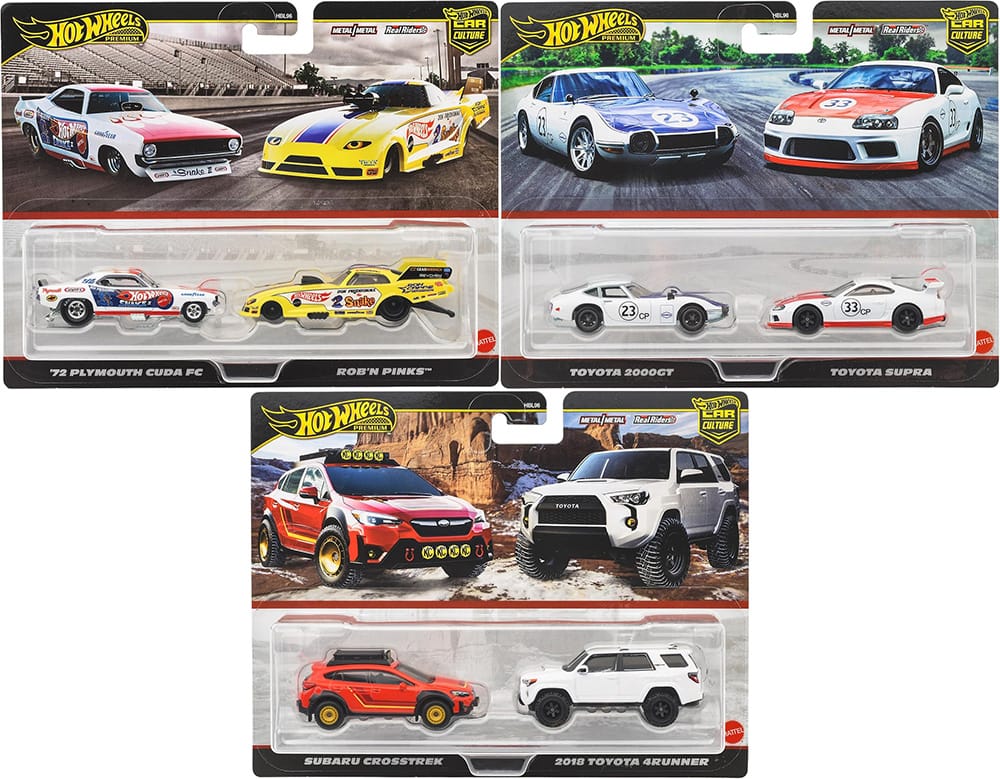 Hot Wheels 2025 Car Culture 2-Packs - Mix 3