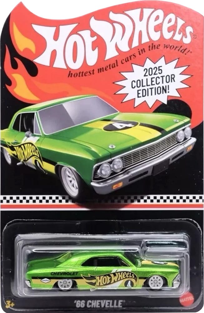 ホットウィール 2025コレクターエディション'66 CHEVELLE 4台 66 Chevelle - 2025 Hot Wheels Collector Edition