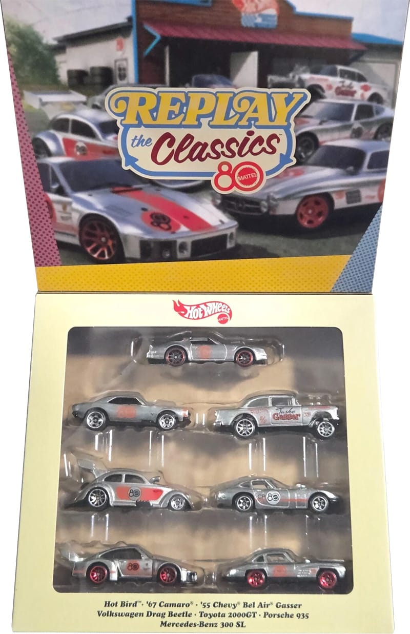 2025 Wheels Hot 7台セット売り classics Hotwheels Replay Set Box 7-Car Classics the ミニカー