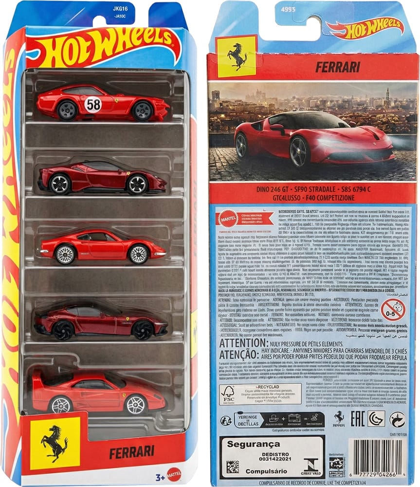 Ferrari - 2026 Hot Wheels 5-Pack