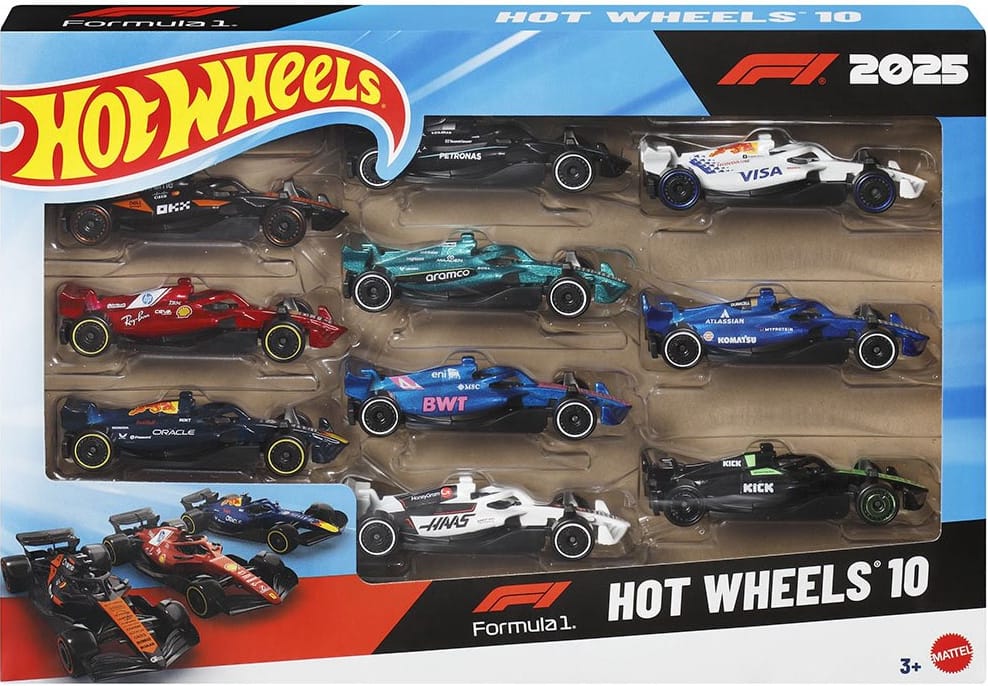 Hot Wheels 2026 (2025) Formula 1 10-Car Box Set