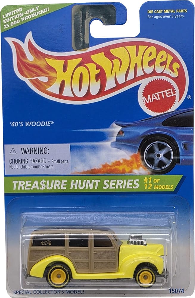 '40s Woodie - 1996 Treasure Hunt - Hot Wheels Giveaway