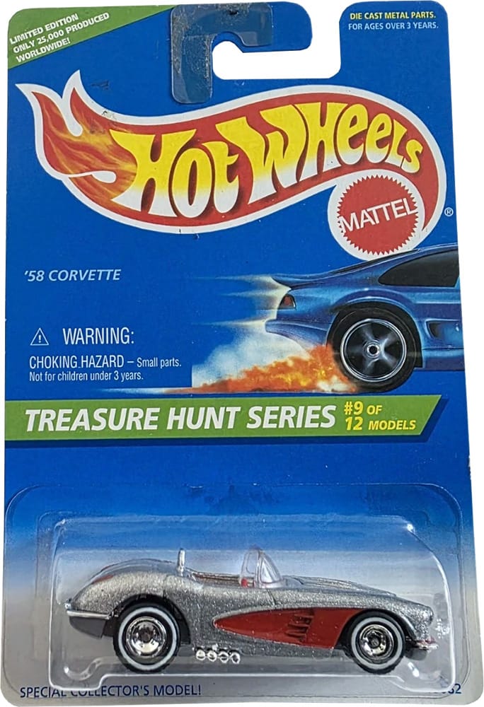 '58 Corvette - 1996 Treasure Hunt - Hot Wheels Giveaway