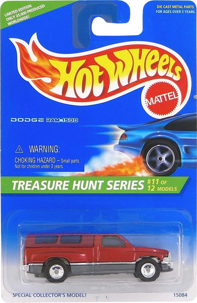 Dodge Ram 1500 - 1996 Treasure Hunt - Hot Wheels Giveaway