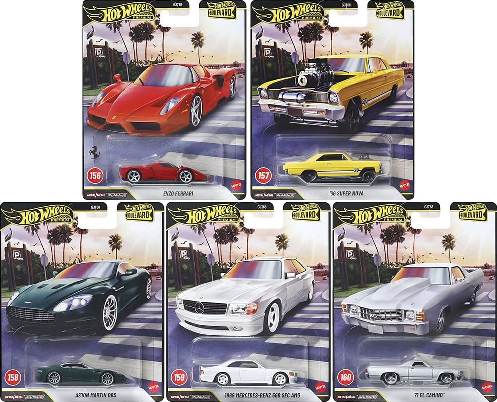 Hot Wheels Boulevard - 156 - 160