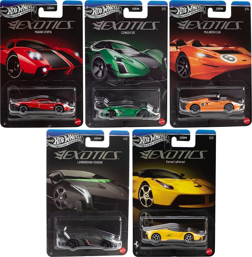 Hot Wheels 2026 Exotics Silver Series