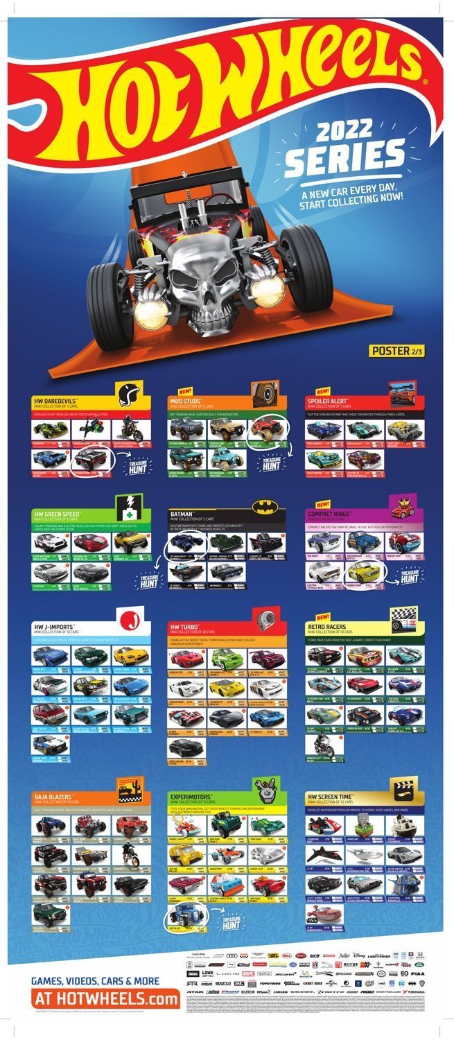 2022 Hot Wheels Poster 2