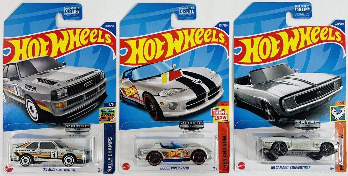 Hot Wheels 2022 Zamac Edition - 16, 17, and 18