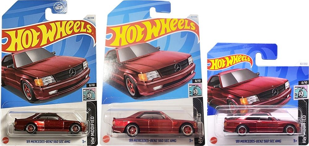 '89 Mercedes-Benz 560 SEC AMG Super T-Hunt - US, Int. & Short Card