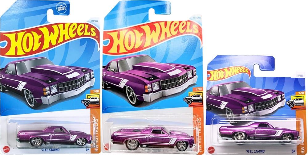 '71 El Camino - Super T-Hunt - US, Int. & Short Card