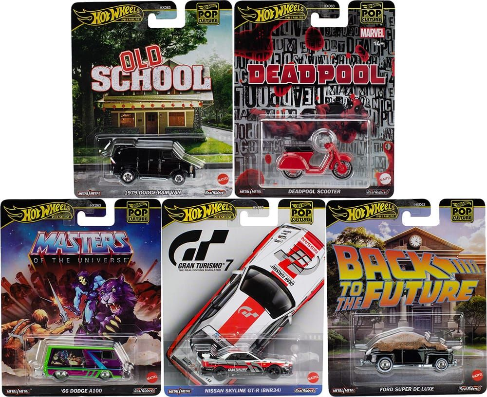 Hot Wheels 2025 Pop Culture - Mix J
