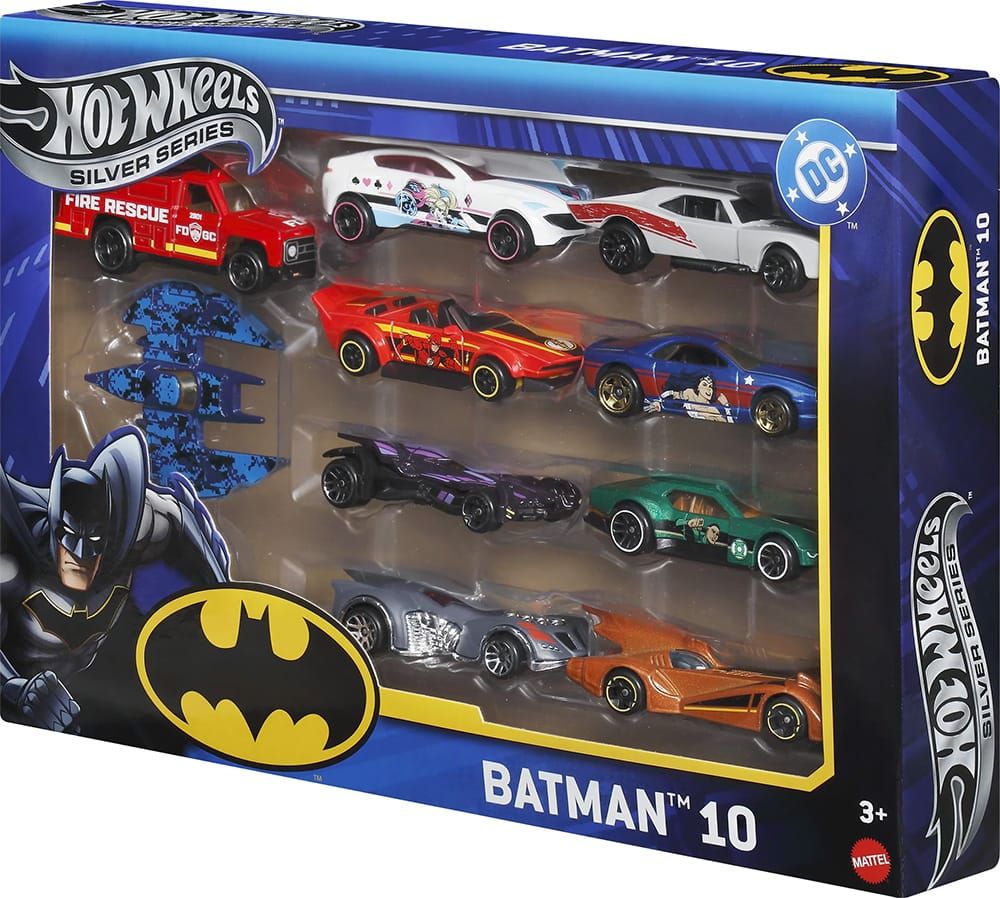 Hot Wheels 2025 Batman 10-Pack
