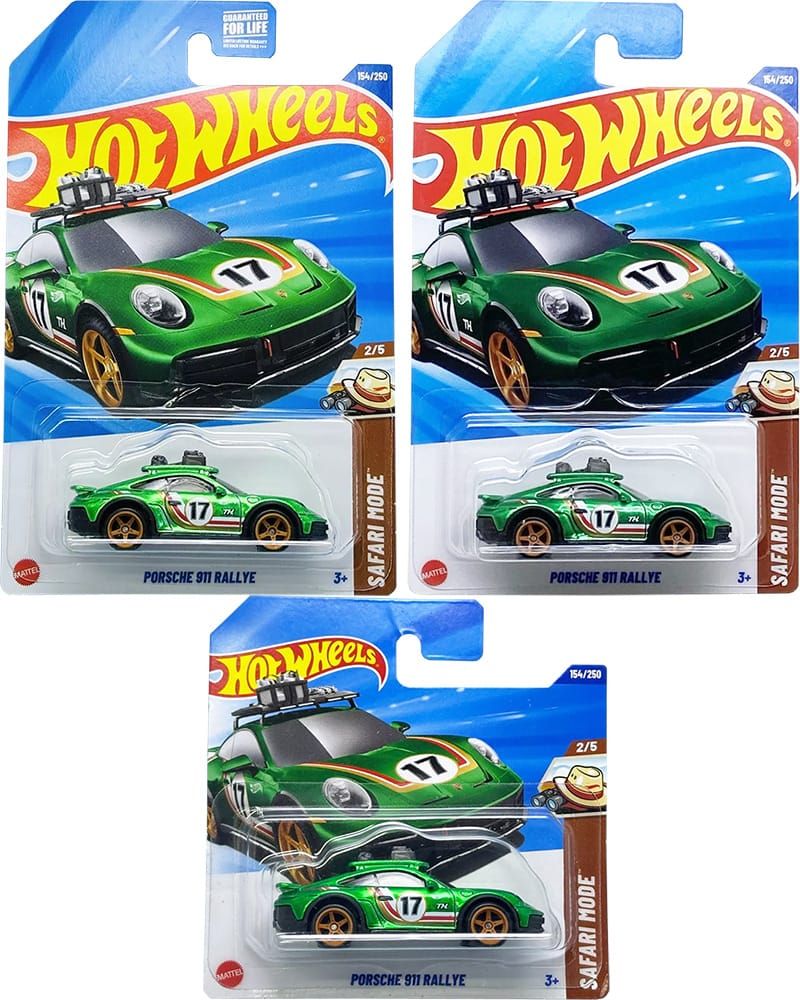 Porsche 911 Rallye - Hot Wheels 2025 Super T-Hunt - US, Int. & Short Card