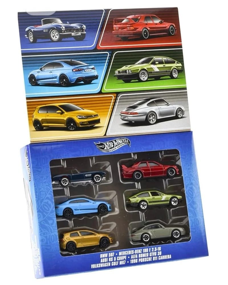 Hot Wheels 2025 European 6-Car Box Set