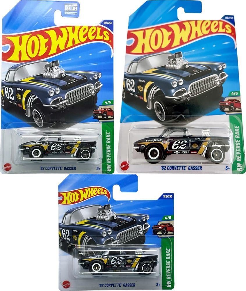 '62 Corvette Gasser - Hot Wheels 2025 Super T-Hunt - US, Int. & Short Card