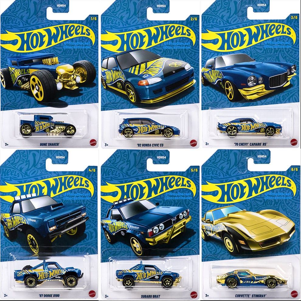 Hot Wheels 58th Anniversary Series - Mix 1