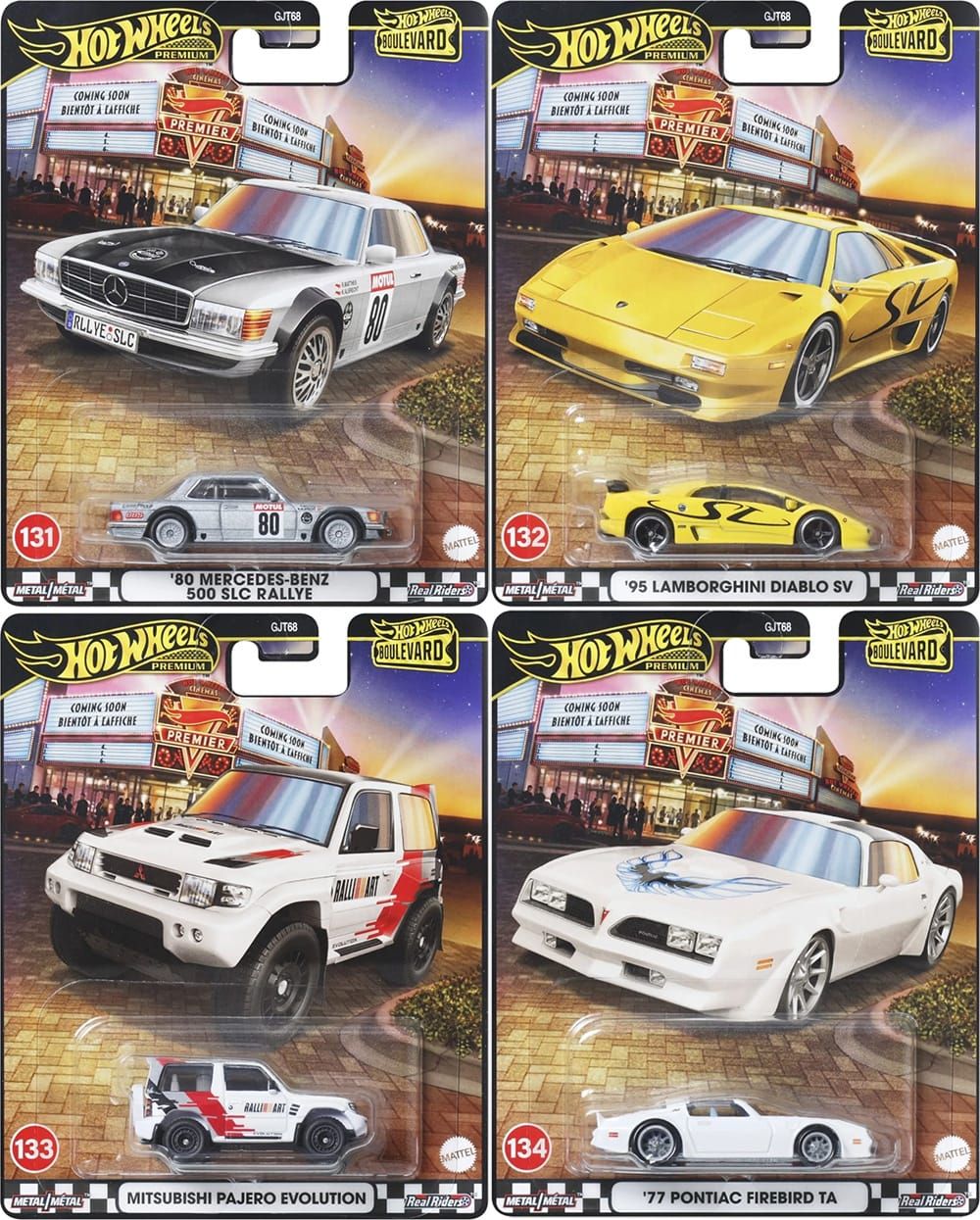 Hot Wheels Boulevard - 131 to 135