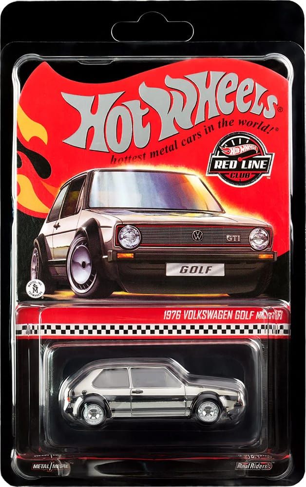 1976 Volkswagen Golf Mk1 GTI - Hot Wheels 2025 Red Line Club