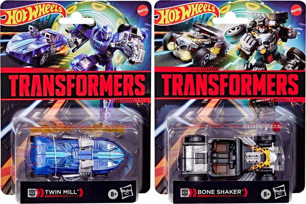 Hot Wheels x Transformers Bone Shaker & Twin Mill
