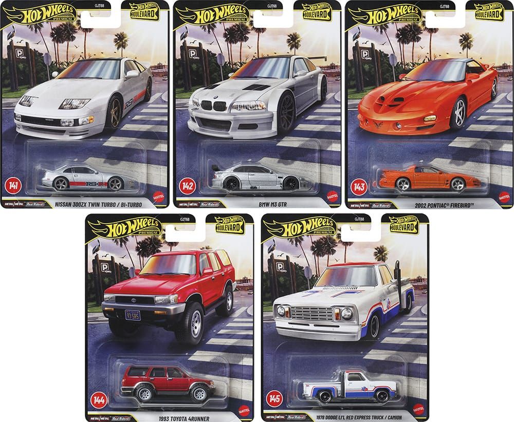 Hot Wheels Boulevard - 141 to 145