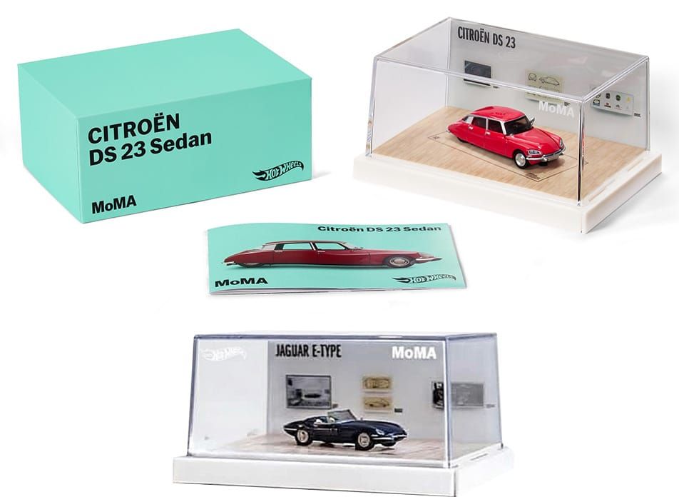 Hot Wheels x MoMa Jaguar & Citroën