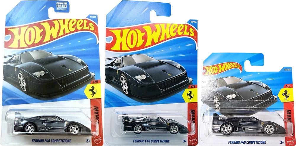 Ferrari F40 Competizione - Hot Wheels 2026 Super T-Hunt - US, Int. & Short Card