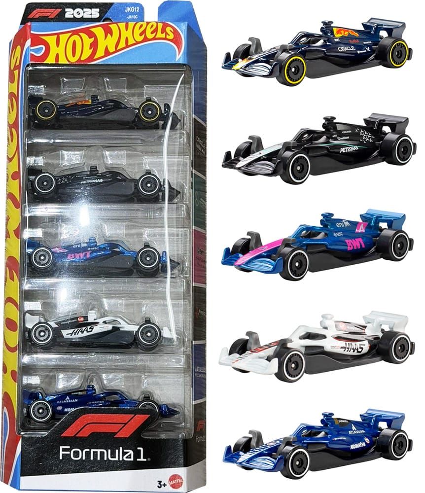 Formula 1 - 2025 (2026) Hot Wheels 5-Pack