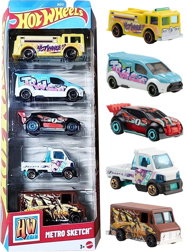 Metro Sketch- 2026 Hot Wheels 5-Pack