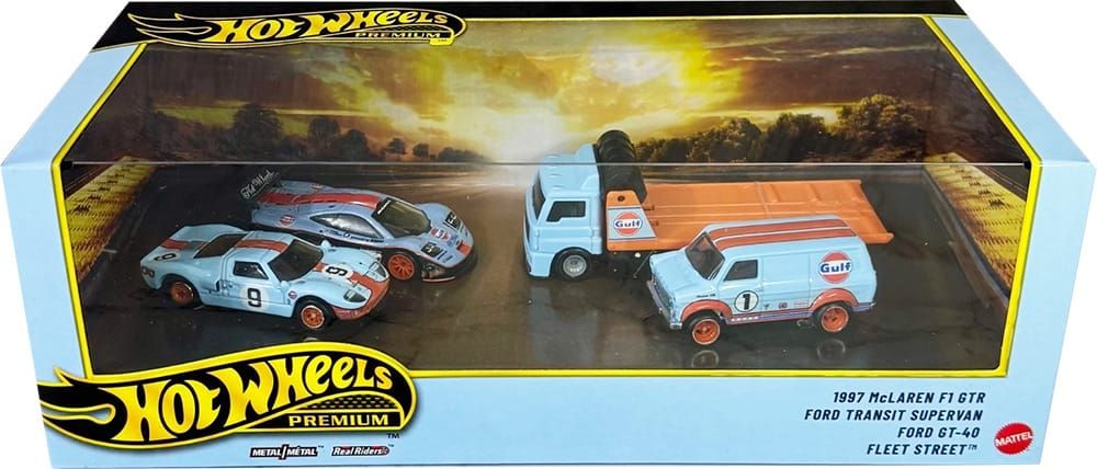 Gulf - Hot Wheels 2026 Diorama Box Set