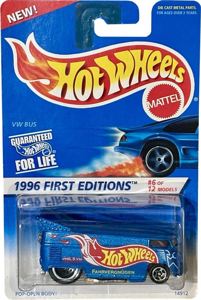 VW Bus - 1996 First Editions - Hot Wheels Giveaway