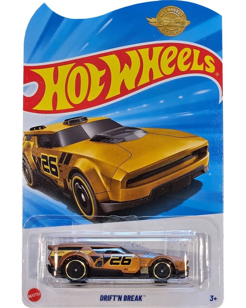 Hot Wheels 2026 Drift'n Break Gold Edition - Now Available