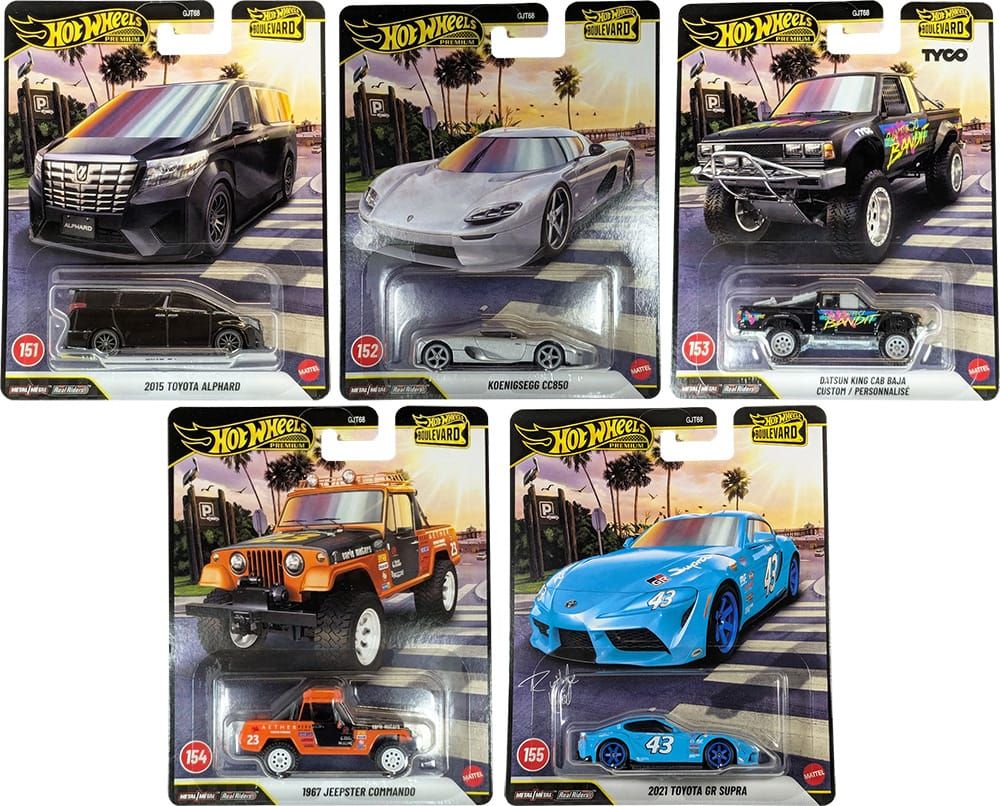 2026 Hot Wheels Boulevard - 151 - 155