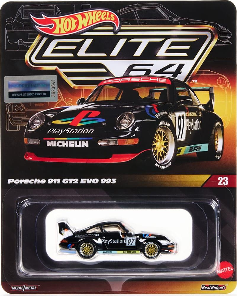 Porsche 911 GT2 EVO 993 - Hot Wheels Elite 64 #23