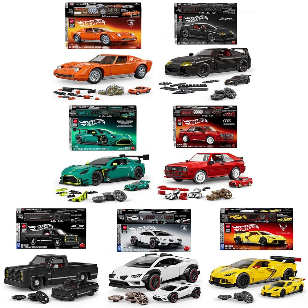 Mattel Brick Shop - 7 New Hot Wheels Releases