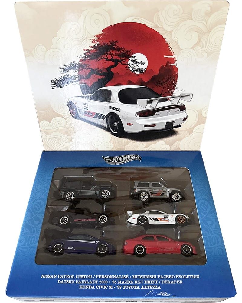 Hot Wheels 2026 Japanese 6-Car Box Set - Loose